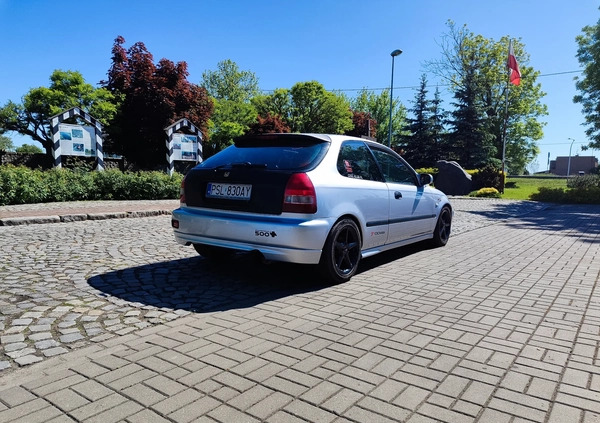 Honda Civic cena 11900 przebieg: 166000, rok produkcji 2000 z Racibórz małe 781